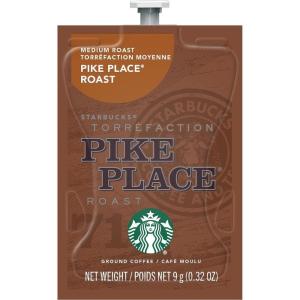 Starbucks K-Cup Coffee Pods, Medium Roast Iced Coffee Blend, Signature Black for Keurig Brewers, 100% Arabica, 6 Boxes (60 Pods Total)(Pike Place Roast)