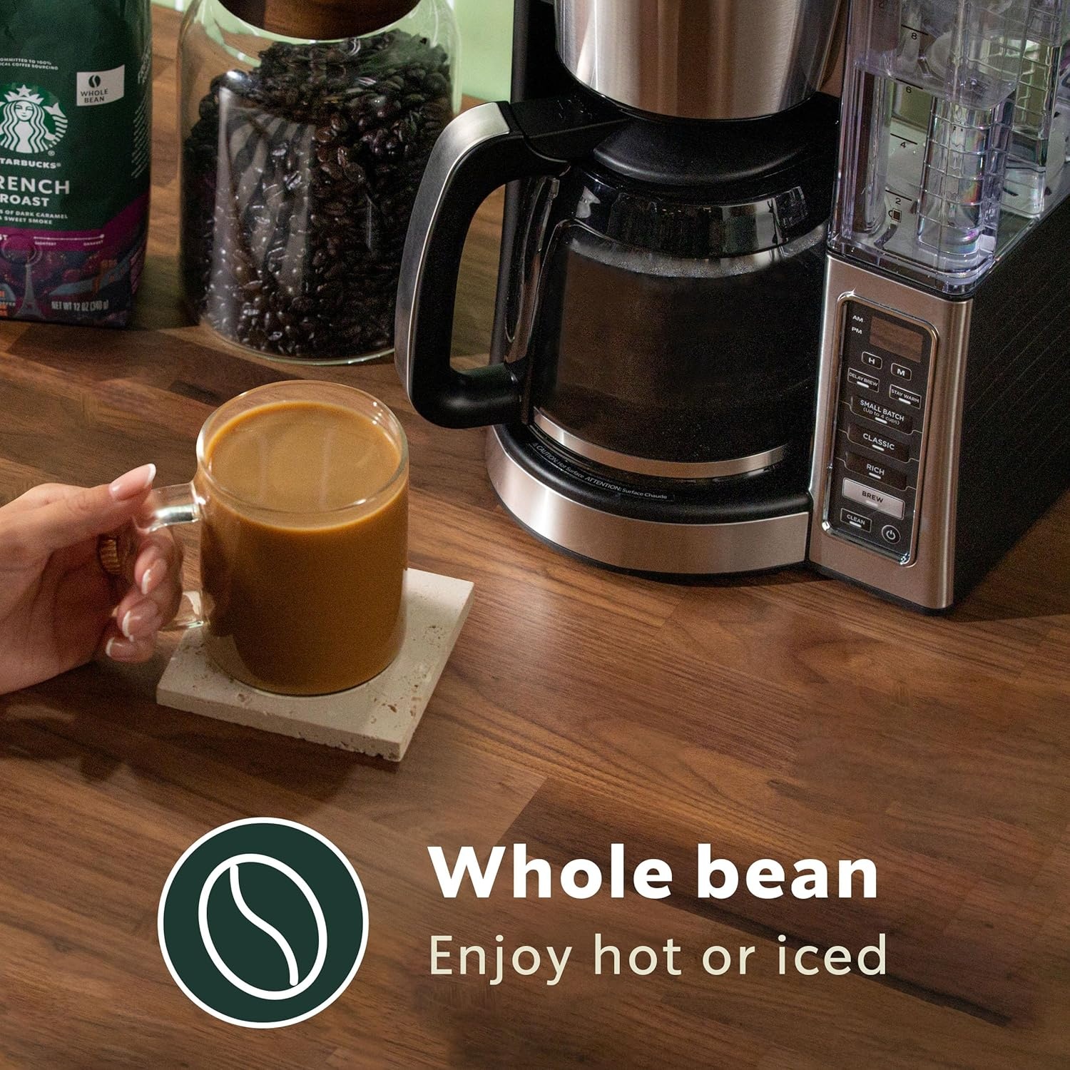 image:imageStarbucks Whole Coffee Beans Starbucks Blonde Espresso Roast Hot or Iced Coffee 28 oz