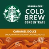 Starbucks Cold Brew Coffee Concentrate, Pumpkin Spice Flavored, Limited Edition, 100% Arabica, Multi-Serve Bottle (32 Fl Oz)(Caramel)
