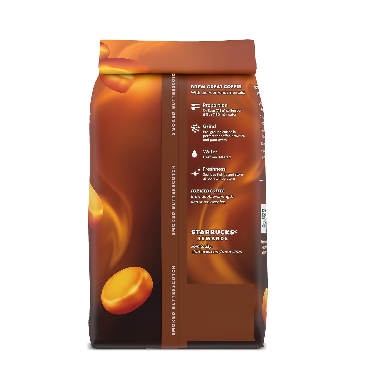 image:imageStarbucks Ground Coffee Smoked Butterscotch Naturally Flavored Coffee 100 Arabica Limited Edition 1 Bag 17 Oz11 Ounce Pack of 1