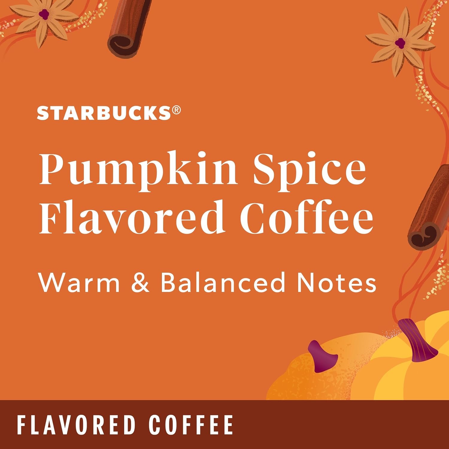 image:imageStarbucks KCup Coffee Pods Pumpkin Spice Flavored for Keurig Coffee Makers 100 Arabica Limited Edition 1 Box 22 Pods22 Count Pack of 1