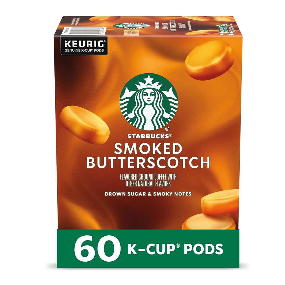 image:imageStarbucks KCup Coffee Pods Smoked Butterscotch Flavored for Keurig Makers 100 Arabica Limited Edition 1 Box 2210 Count Pack of 6