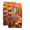 Starbucks Ground Coffee, Smoked Butterscotch Naturally Flavored Coffee, 100% Arabica, Limited Edition, 1 Bag (17 Oz)(17 Ounce (Pack of 2))