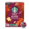 Starbucks K-Cup Coffee Pods, Fall Blend Medium Roast Coffee for Keurig Makers, 100% Arabica, Limited Edition, 1 Box (22 Pods)(22 Count (Pack of 1))